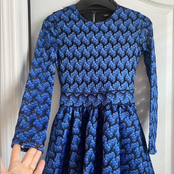 Dark blue long sleeve cocktail dress, size 1, Maje - Picture 7 of 15